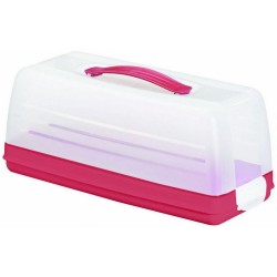 Τουρτιέρα πλαστική ορθογώνια 34x14x13εκ.