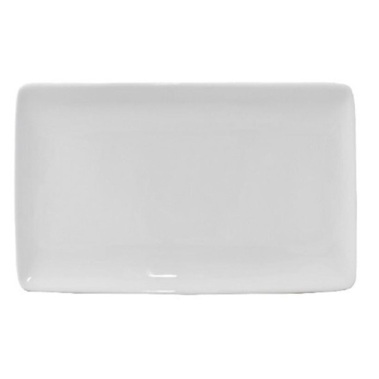 Πιατέλα πορσελάνης 35,5x21,5εκ. Silice Delta