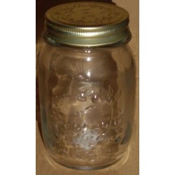 Βάζο γυάλινο τετράγωνο μεσσαίο 750ml