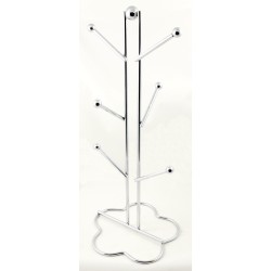 Βάση για κούπες επιτραπέζια χρωμίου 16x38εκ.