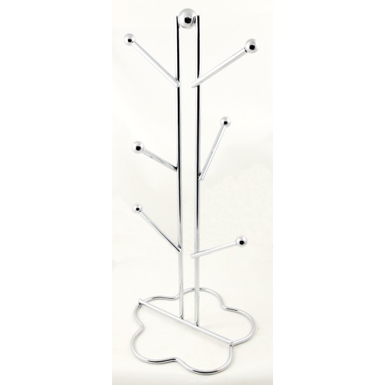 Βάση για κούπες επιτραπέζια χρωμίου 16x38εκ.