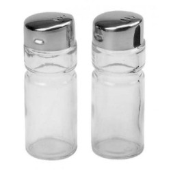 Αλατιέρα γυάλινη κυλινδρική 3x9εκ.