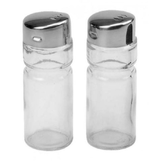 Αλατιέρα γυάλινη κυλινδρική 3x9εκ.