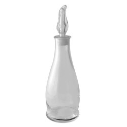 Δοχείο γυάλινο με κεραστήρι πλαστικό για λάδι/ξύδι 355cc Indro