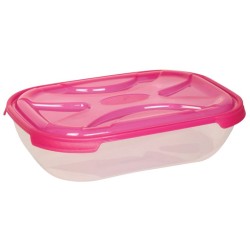 Φαγητοδοχείο πλαστικό 21,4x15,2x6εκ. 1.2L Fresco