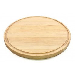 Πλατώ σερβιρίσματος στρόγγυλο ξύλο μπαμπού 33x1,8εκ.
