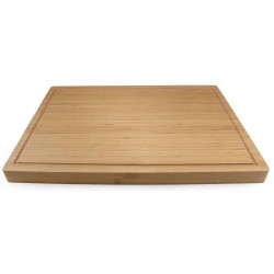Πλατώ σερβιρίσματος ορθογώνιο ξύλο μπαμπού 37x28x1,8εκ.