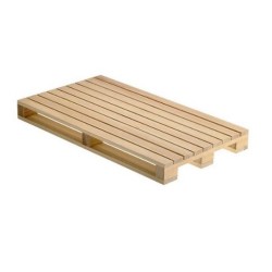 Δίσκος σερβιρίσματος ξύλινος μπαμπού παλέτα 35x20x3,5εκ.