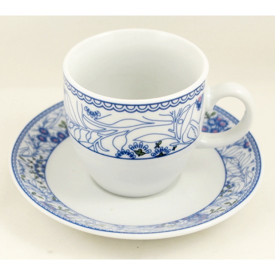 Σετ 6 φλυτζάνια καφέ πορσελάνης 120cc