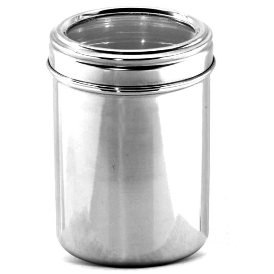 Δοχείο ανοξείδωτο με διάφανο καπάκι 13,5x10,5εκ.