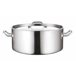 Ημίχυτρα με καπάκι ανοξείδωτη 201 1mm 45x17εκ. 25L