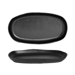 Ραβιέρα κεραμική μαύρη 24x13εκ. Organic Glam Black