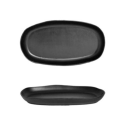 Ραβιέρα κεραμική μαύρη 29x17εκ. Organic Glam Black
