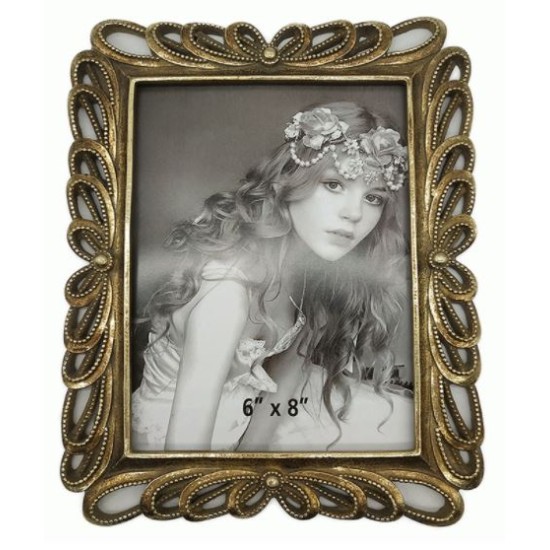 Κορνίζα polyresin χρυσή 15x20εκ.