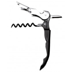 Ανοιχτήρι σερβιτόρου μαύρο ανοξείδωτο 12εκ.