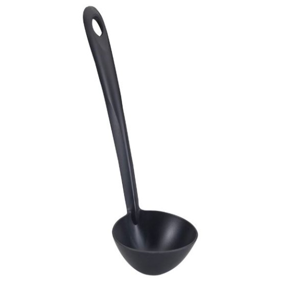 Κουτάλα βαθιά πλαστική μαύρη 32εκ. RAPID METALTEX