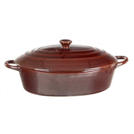 Γάστρα κεραμική οβάλ 34,5x22,5x10εκ.