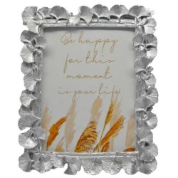 Κορνίζα πολυεστερική ασημί 13x18εκ.