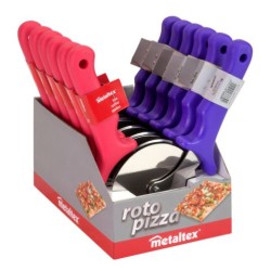 Ρόδα πίτσας inox 10,5εκ. με πλαστική λαβή