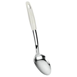 Κουτάλα ραγού ανοξείδωτη με πλαστική άσπρη λαβή LAGUNA