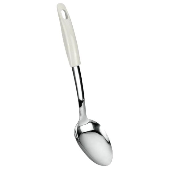 Κουτάλα ραγού ανοξείδωτη με πλαστική άσπρη λαβή LAGUNA