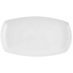 Πιατέλα πορσελάνης ορθογώνια λευκή 34,5x24εκ.
