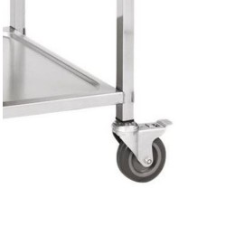 Ανταλλακτική ρόδα με φρένο για καρότσι 4103/4101