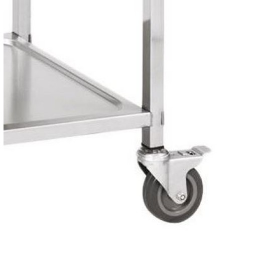 Ανταλλακτική ρόδα με φρένο για καρότσι 4103/4101