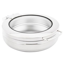 Μπαιν μαρί επαγωγικό υδραυλική πόρτα με παράθυρο 55x46x17εκ. 6L