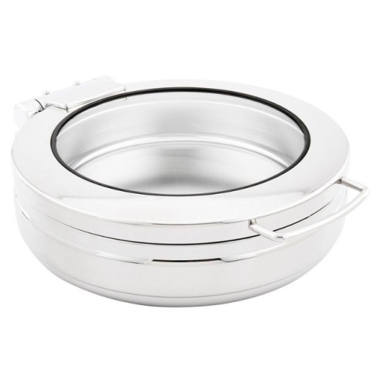 Μπαιν μαρί επαγωγικό υδραυλική πόρτα με παράθυρο 55x46x17εκ. 6L