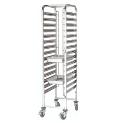 Τρόλλεϊ μεταφοράς για δοχεία GN 1/1 15 θέσεων 56x38x170εκ.