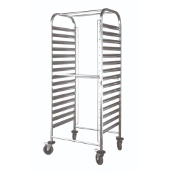 Τρόλλεϊ μεταφοράς για δοχεία GN 2/1 15 θέσεων 59x68x170εκ.