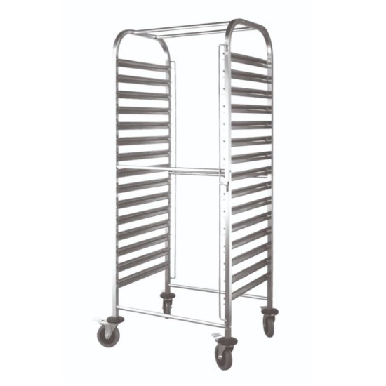 Τρόλλεϊ μεταφοράς για δοχεία GN 2/1 15 θέσεων 59x68x170εκ.