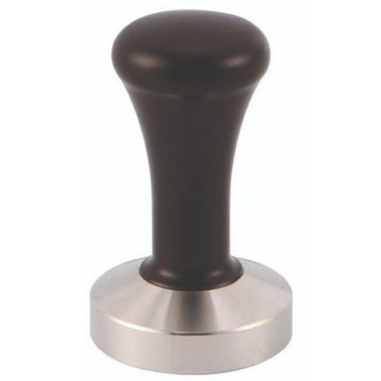 Tamper inox 18/10 με μαύρη λαβή 5,8x10,5εκ.