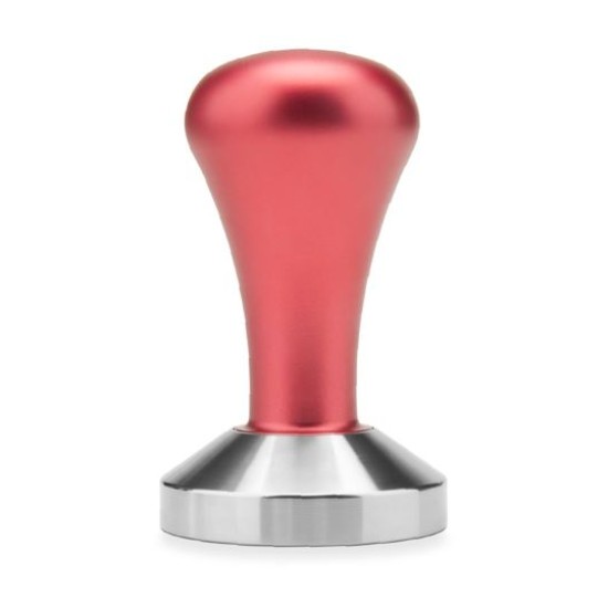 Tamper inox 18/10 κόκκινη λαβή 5,8x10,5εκ.