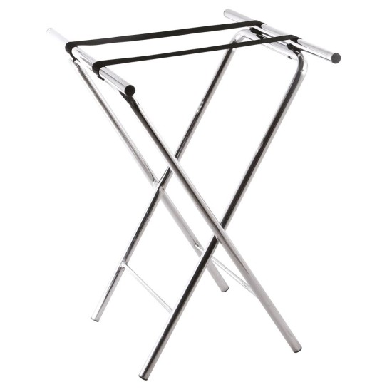 Σταντ δίσκων χρωμίου 52x42x80εκ.