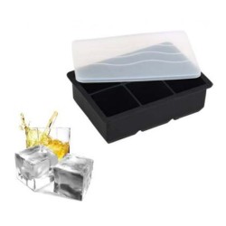 Καλούπι πάγου κύβος σιλικόνη 6 θέσεων Φ4,7εκ.