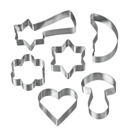 Σετ 6 κουτ-πατ ανοξείδωτα