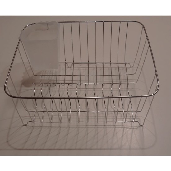 Πιατοθήκη νεροχύτη ανοξείδωτη 18/10 28x32εκ.