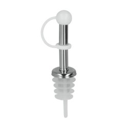 Σετ 2 κεραστήρια φιαλών inox/καουτσούκ