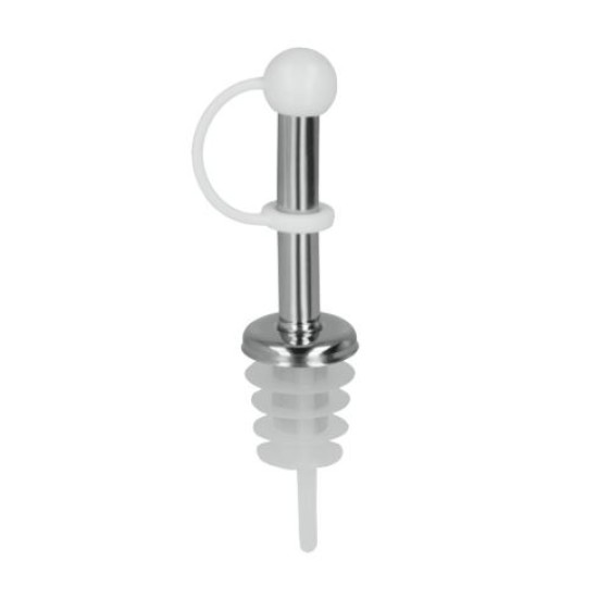 Σετ 2 κεραστήρια φιαλών inox/καουτσούκ