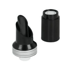 Κεραστήρι κρασιού με πώμα πλαστικό