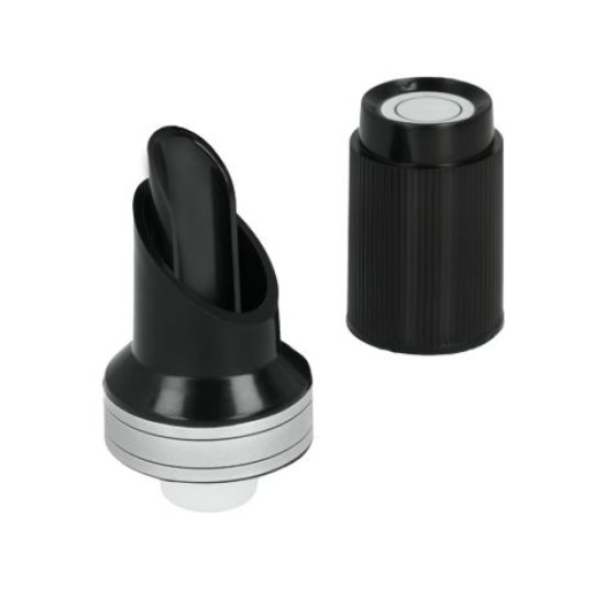 Κεραστήρι κρασιού με πώμα πλαστικό