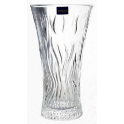 Ανθοδοχείο γυάλινο με σκάλισμα 30εκ.
