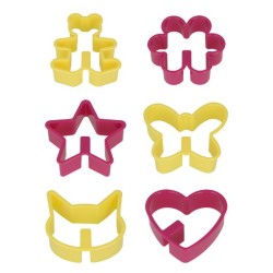 Σετ 6 κουτ-πατ πλαστικά MUG CUT PAT