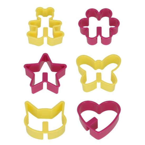 Σετ 6 κουτ-πατ πλαστικά MUG CUT PAT