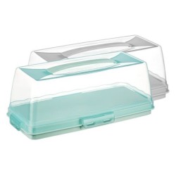 Τουρτιέρα ορθογώνια πλαστική 37x18x14εκ.