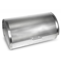 Ψωμιέρα ανοξείδωτη με πλαστικό καπάκι 39x28x18,5εκ.