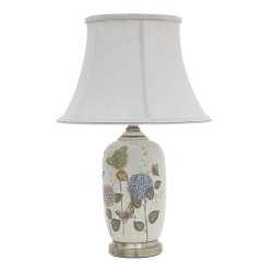 Φωτιστικό επιτραπέζιο κεραμικό ΛΟΥΛΟΥΔΙΑ 34x60εκ.