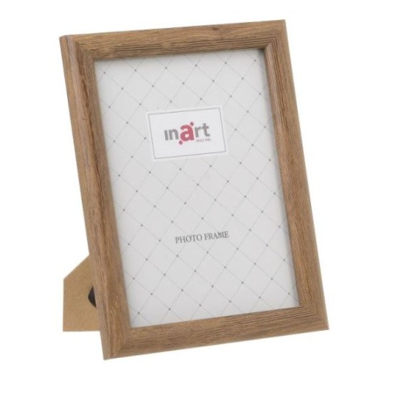 Κορνίζα pl natural/καφέ 13x18εκ.